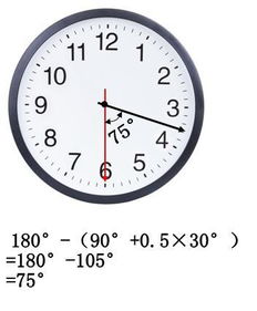 当钟走到3点半时,分针与时针所以成的是多少度 是一道奥数题谢谢 