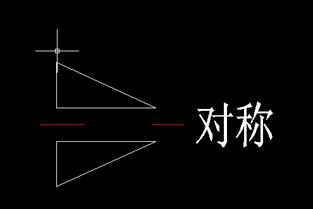 CAD中对称符号怎么标注 如图所示,在红色虚线两旁标注对称 