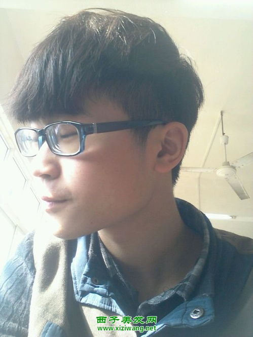戴眼镜的男生适合什么齐刘海 