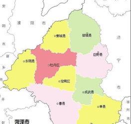 菏泽市各区县 曹县人口最多面积最大,牡丹区GDP第一