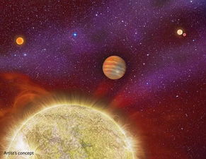 新发现四恒星系统 白羊座30 一个行星围绕四个恒星运转 