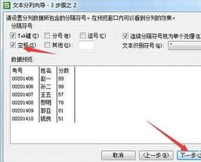 WPS表格如何将数据分列 将数据分列的方法