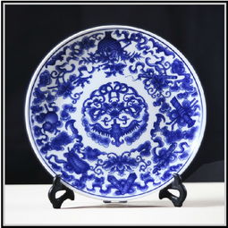 青花百子图陶瓷纪念盘 订做陶瓷摆盘赏盘 
