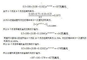 运用债券组合计算浮动利率时公式中的k 具体应该怎样计算 