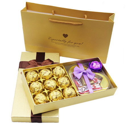 德芙巧克力礼盒精美零食大礼包生日礼品圣诞节礼物160 500g