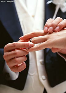 情侣婚姻物品0034 情侣婚姻物品图 喜庆婚姻图库 结婚 戴戒指 手部 
