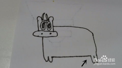 简单简笔画,小牛的画法