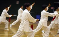 中国 南通首届国际武术文化节上演 十八般武艺 