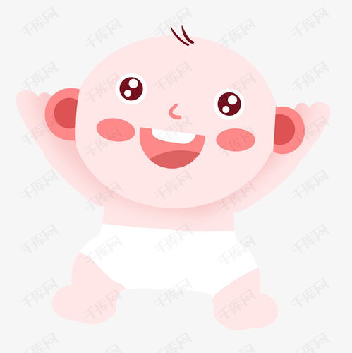 卡通婴儿人物笑脸装饰人物素材图片免费下载 千库网 