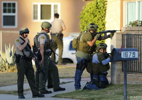 美国加州枪击案14人遇难 警方追捕嫌犯 