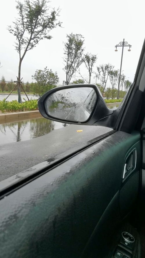 下雨天反光镜贴这个,终于可以看清后面的情况 