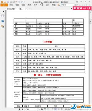 历史朝代顺序表顺口溜