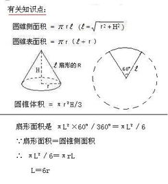 圆锥的侧面积公式图解 搜狗图片搜索