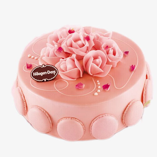 粉色的蛋糕 生日蛋糕素材 