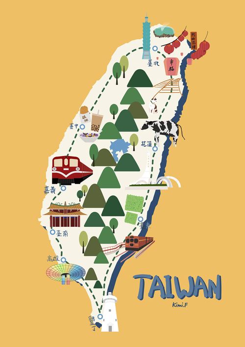 台湾旅游地图高清版大图