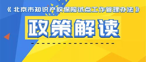 解读来啦 看 北京市知识产权保险试点工作管理办法 将如何推动知识产权首善之区建设