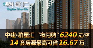 中建 群星汇 夜速购 正式开启 购房较高可优惠16.67万 