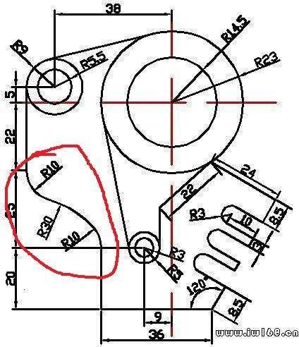 CAD圆弧怎么画波浪线(cad怎么在圆上取一段弧长)