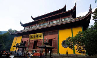 西游记取景地杭州,咱们眼前的天杭州灵隐寺 