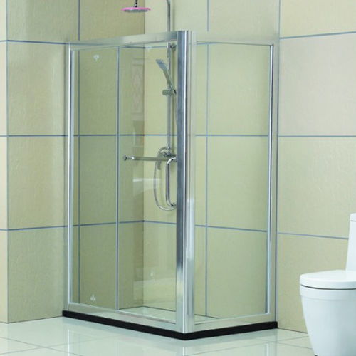 佛山卫浴 铝合金弧形淋浴房 酒店钢化玻璃简易淋浴房