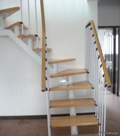 钢木楼梯 成品楼梯 直梁楼梯