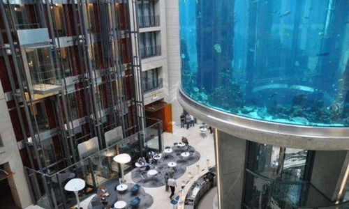 还记得 韩商言 住过的酒店吗 其实拥有最大鱼缸的酒店是它