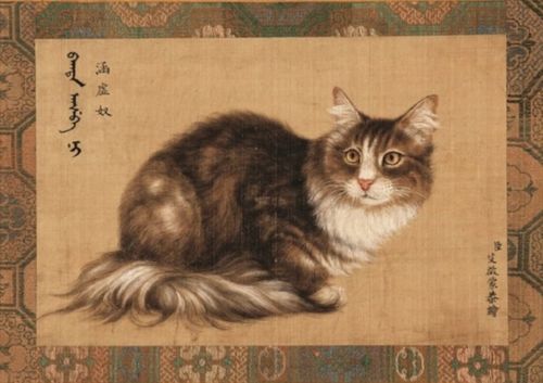原来乾隆皇帝也是个猫奴,还一口气养了10只猫