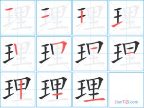 理的艺术字 理头像图片 理的笔顺 理字组词 艺术字网 