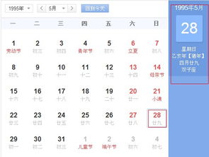 1995年4月29是什么星座 农历 