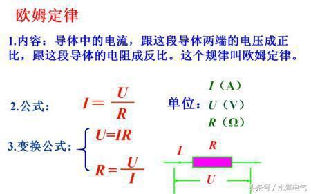 电工学会这6个公式,电流 电压 功率 电量计算难不倒你