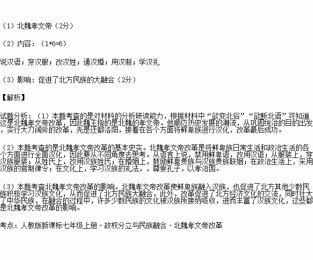 魏主欲变北俗.引见群臣。帝曰：夫名不正、言不顺.则礼乐不可兴。今欲断诸北语.一从正音。此句出自哪里?