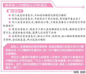 免费婚检很简单 为啥新人不愿来 