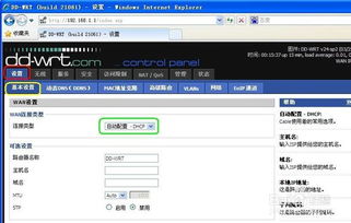 dd wrt路由器设置上网 