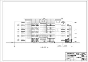 扬州市六层框架结构施工图建筑设计施工图