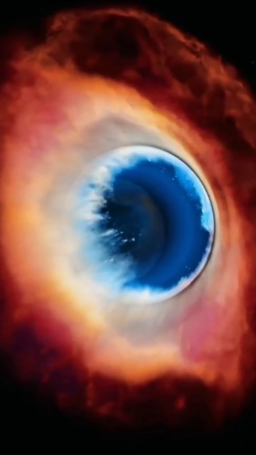 传说它是上帝之眼,水瓶座螺旋星云,距离700光年 