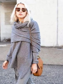 五种超简单的围巾系法,竟然能影响你整个冬天的穿搭 
