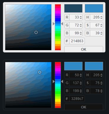 css颜色选择器效果控件,jQuery颜色选取器插件COLPICK