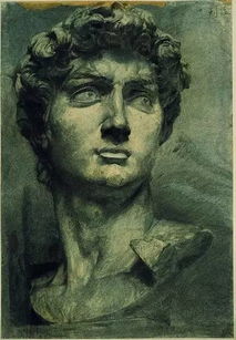 中央美术学院作品 史上最经典的素描石膏像 