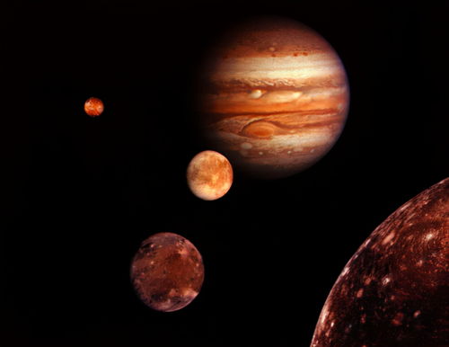 木星和金星,月亮旁边有两颗星星，金星和木星，它们哪个更亮？