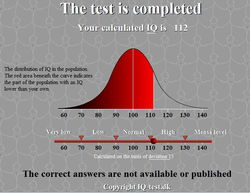 IQ test 标准智商测试