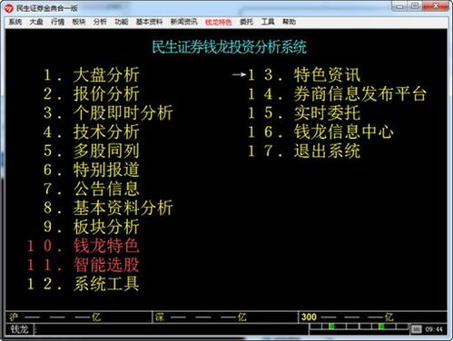 民生证券钱龙金典合一版_民生证券合一版