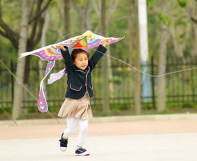 梦见小女孩正在放风筝