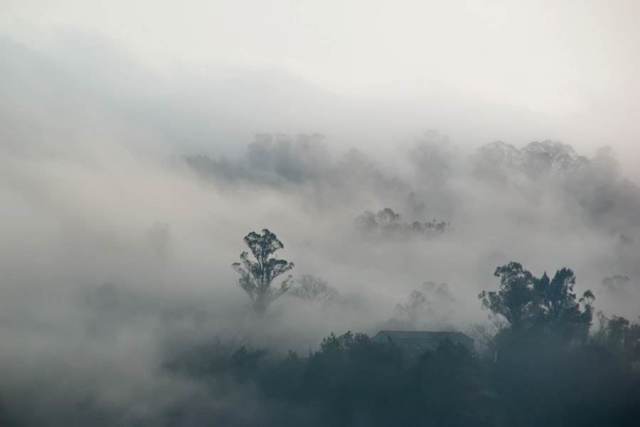 冬天山上的雾气是如何形成的 答案并不是你想的那样 