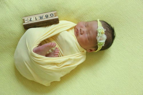 七月初七生的宝宝,这是第七天照的照片