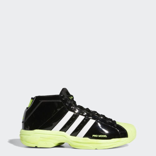 Adidas Pro Model 2G黑绿配色发售 球鞋整体颜值不俗