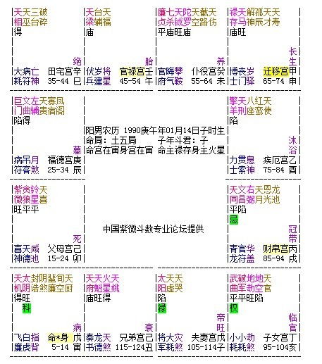 求大师看看我的命盘 解释一下 谢谢 