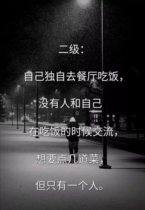 十级孤独,你能承受到几级