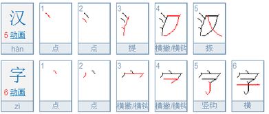 我能说出好多汉字的笔画 