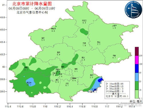 降雨仍在北京徘徊,通州这地已达暴雨级别