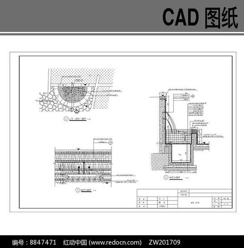 水池施工图纸 红动网 